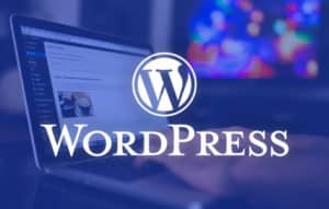 Wordpress logo and background